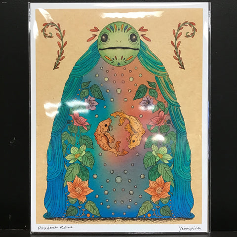 Yen Ospina "Prudent Rana" 8.5x11 Signed Art Print