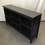 Modern Target Black-Stained Oak Laminate TV Stand