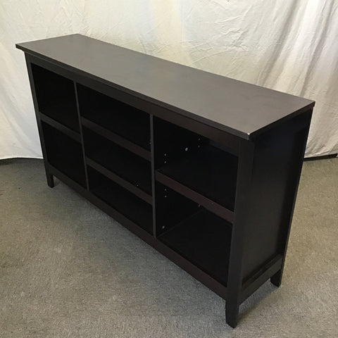 Modern Target Black-Stained Oak Laminate TV Stand