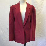 Vintage Pendleton Red Wool Single-Breasted Blazer