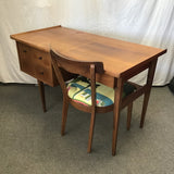 Vintage MCM Martinsville Walnut Desk & Chair Set