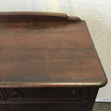 Vintage Mahogany Veneer 6-Drawer Chest of Drawers