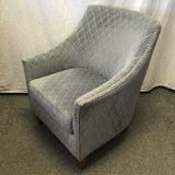Modern Emerald Home "Kismet" Graphite Armchair