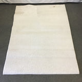 Modern Solid Off-White 5x7 Area Rug