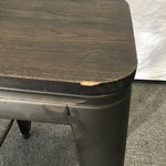 Single Modern Industrial UrbanMod Metal & Oak Counter Stool
