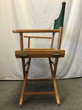 Solid Maple & Dark Green Canvas Director's Chair