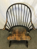 Set of 4 Modern Solid Pine Spindleback Dining Chairs
