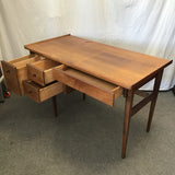 Vintage MCM Martinsville Walnut Desk & Chair Set