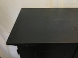 Modern Riverside Furniture Black-Painted Hideaway Computer Armoire