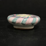 Single Retired Mackenzie-Childs "Cayuga" Ceramic Cabinet Knob