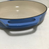 Lodge Blue Enameled Cast Iron 3.6Qt Braiser