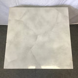 Pair of Vintage Off-White Faux-Marble Laminate End Tables