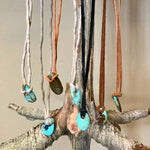 Double Star Turquoise Pendant Necklace