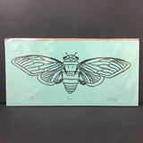Evergreen Studios Cicada Hand-Printed Lino