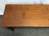 Modern Craftsman Solid Pine Dining Bench