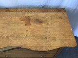 Antique Craftsman Solid American Chestnut 4-Drawer Dresser