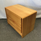Modern Danish Modern Solid Cherry 2-Drawer Night Stand