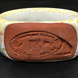 Retired Mackenzie-Childs "Brittany" Ceramic Napkin Ring