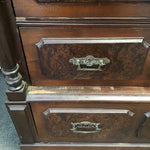 Vintage Mahogany Veneer 6-Drawer Dresser