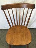 5pc Modern Farmhouse Solid Tropical Wood Dining Set
