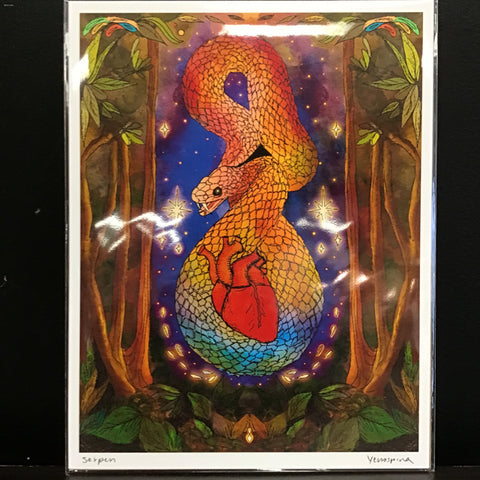 Yen Ospina "Serpen" 8.5x11 Signed Art Print
