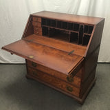 Vintage Solid Cherry 6-Drawer Secretary Desk