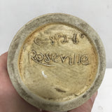 Vintage Roseville Brown Ceramic Fuschia Vase