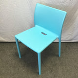 Contemporary MCM Magis Light Blue Resin Air Chair by Jasper Morrison