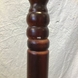 Modern Solid Tropical Wood 9-Hook Coat Tree