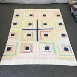 Off-White & Pink Multicolour Full Quilt