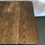 Vintage Solid Oak Drop-Leaf Dining Table