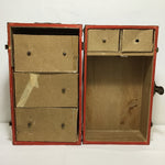 2pc Doll Steamer Trunk & Wardrobe Trunk