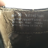 Dansko Brown Leather 2" Block-Heel Ankle Boot