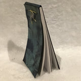 Twin Cat Blue & Green Monoprinted 28-Page Notepad