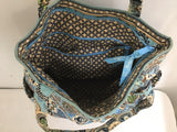 Retired Vera Bradley "Mod Bali Blue" Shoulder Bag