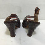 1940's M & K Tokyo Burgundy Alligator Pumps