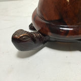 Brown Glass Turtle Nightlight Table Lamp