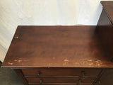 Pottery Barn Kids Espresso Larkin Sleigh Changing Table Dresser
