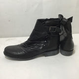 Miz Mooz Black Leather "Lenard" Ankle Boot