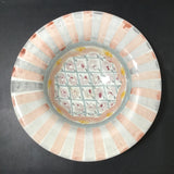 Retired Mackenzie-Childs "Rose Cottage" Ceramic Bowl
