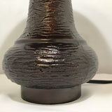 Modern Mission Brown Ceramic Table Lamp