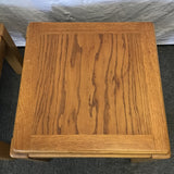 Pair of Vintage Lane Solid & Veneer Oak End Tables