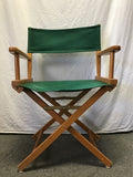 Solid Maple & Dark Green Canvas Director's Chair