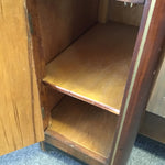 Vintage Art Deco/MCM Walnut Veneer Vanity