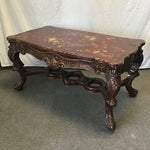 Vintage Red Painted Coffee Table