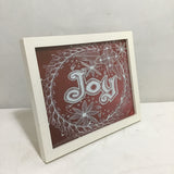 Eltimar Design Framed 8x10 Red "Joy" Artwork Print