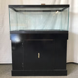 2pc PetSmart 45 Gallon Aquarium & Black Laminate Stand Set
