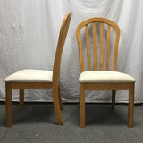 6pc Vintage Solid & Oak Veneer Dining Set