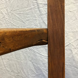 Vintage Solid Oak Slat-Back Banker's Office Chair