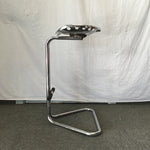 Vintage MCM Chrome Metal Tractor-Seat Bar Stool